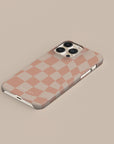 Neutral Wave Checkered Phone Case