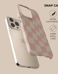 Neutral Wave Checkered Phone Case