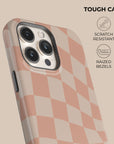 Neutral Wave Checkered Phone Case