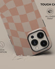 Neutral Wave Checkered Phone Case