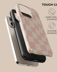 Neutral Wave Checkered Phone Case
