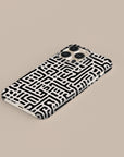 Black & White Maze Phone Case