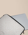 Beige Curl Laptop Sleeve