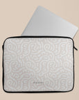 Beige Curl Laptop Sleeve