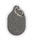 Black & White Tweed AirTag Holder