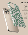 Green Paths Phone Case