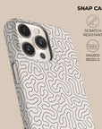 Beige Paths Phone Case