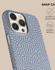 Blue Paths Phone Case