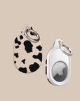 Pink Cow AirTag Holder