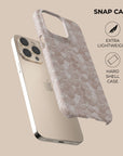 Beige Watercolor Reptile Phone Case