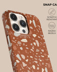 Orange Terrazzo Phone Case
