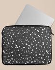 Black Coffee Terrazzo Laptop Sleeve