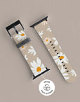 Beige Daisy Apple Watch Band