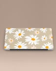 Beige Daisy MacBook Case