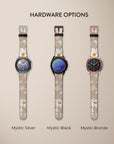 Beige Daisy Galaxy Watch Band