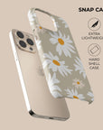 Beige Daisy Phone Case