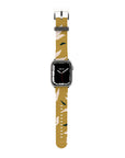 Burnt Yellow Flowers Apple Watch Band