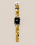 Burnt Yellow Flowers Apple Watch Band