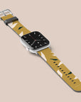 Burnt Yellow Flowers Apple Watch Band