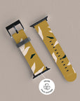 Burnt Yellow Flowers Apple Watch Band