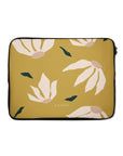 Burnt Yellow Flowers Laptop Sleeve