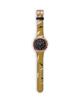 Burnt Yellow Flowers Galaxy Watch Band