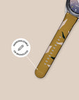 Burnt Yellow Flowers Galaxy Watch Band