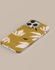 Burnt Yellow Flowers Phone Case