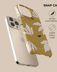 Burnt Yellow Flowers Phone Case