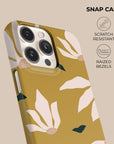 Burnt Yellow Flowers Phone Case