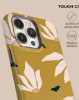 Burnt Yellow Flowers Phone Case