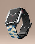 Blue Leafs Apple Watch Band