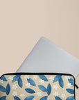 Blue Leafs Laptop Sleeve