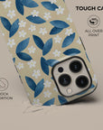 Blue Leafs Phone Case