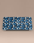 Dark Blue Summer Leafs MacBook Case