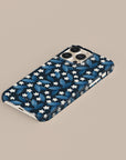 Dark Blue Summer Leafs Phone Case
