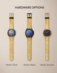 Yellow Tie Dye Galaxy Watch Band