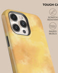 Yellow Tie Dye Phone Case