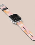 Pink Orange Tie Dye Apple Watch Band