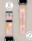 Pink Orange Tie Dye Apple Watch Band