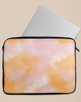 Pink Orange Tie Dye Laptop Sleeve