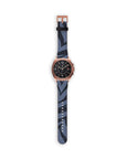 Blue Zebra Galaxy Watch Band