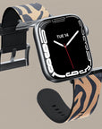 Blue Copper Zebra Apple Watch Band