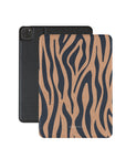 Blue Copper Zebra iPad Case