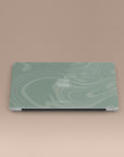Light Green Swirl MacBook Case