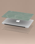 Light Green Swirl MacBook Case