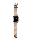 Beige Organic Apple Watch Band