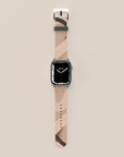 Beige Organic Apple Watch Band