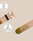 Olive Green Organic Galaxy Watch Band