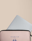Pink College Club Laptop Sleeve